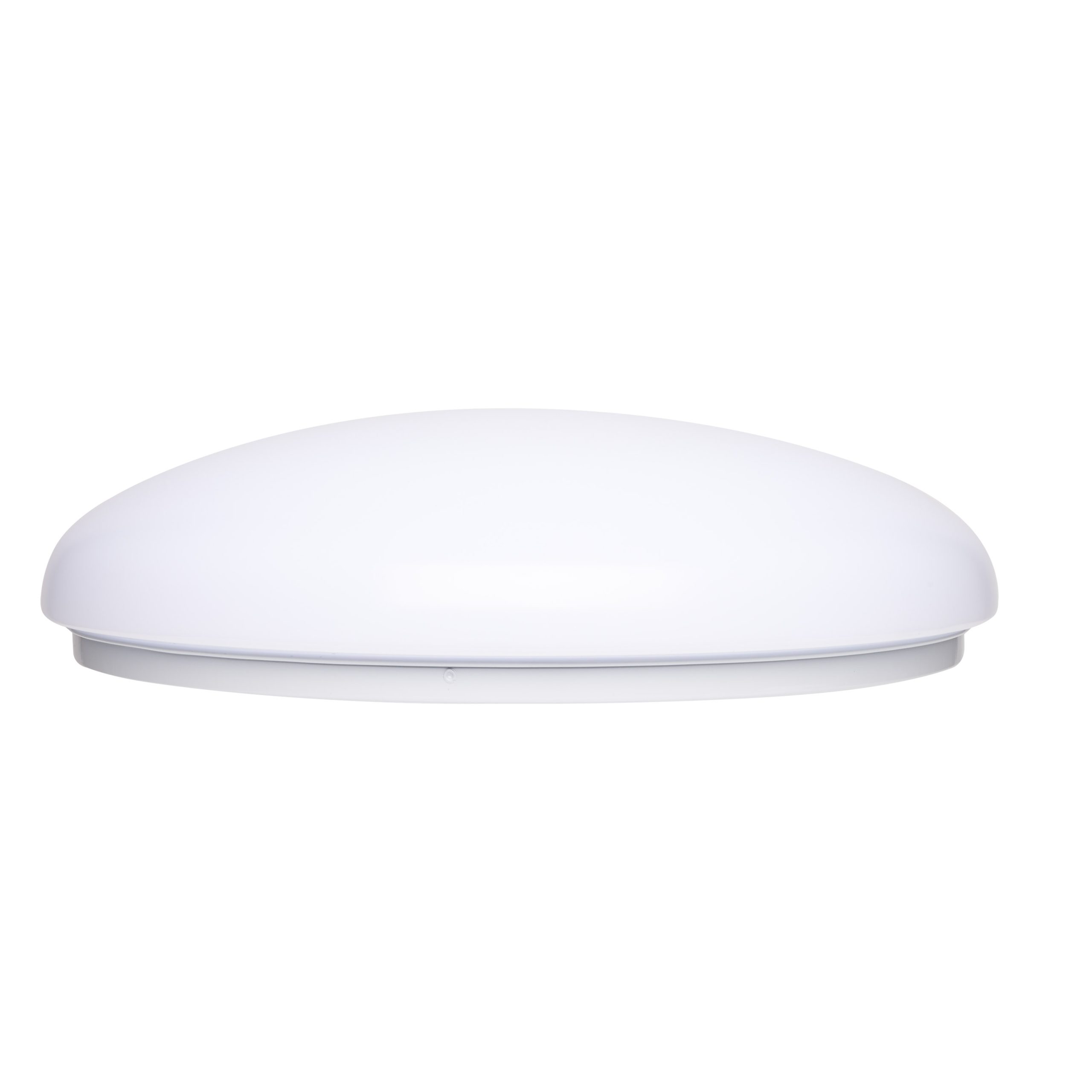 19 inch; Flush Mounted LED Fixture; CCT Selectable; Round; White ...